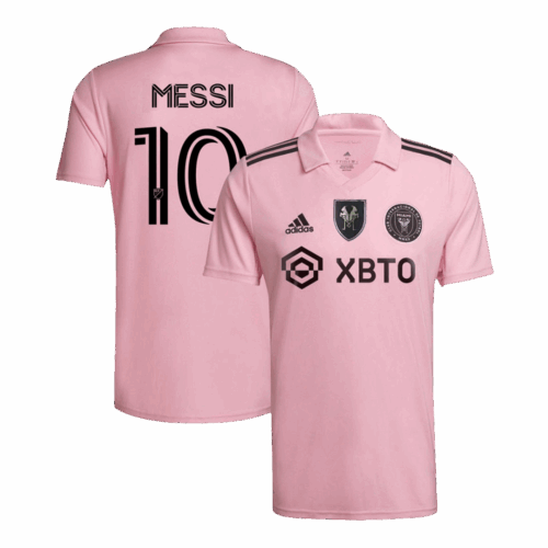 407756_1 インテル・マイアミCF MESSI #10 ホーム "Messi GOAT" ユニフォーム 2023