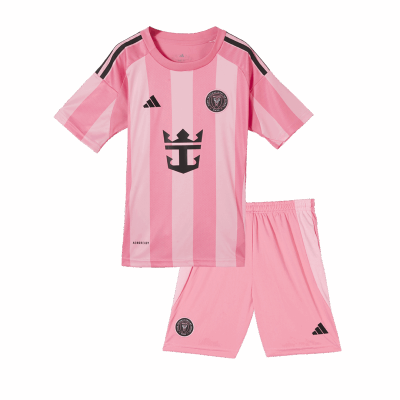 583750_2 インテル・マイアミCF ホーム サッカーユニフォーム キット 2025 キッズ 上下セット