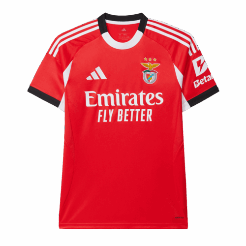 590138_1 Benfica ホーム サッカーユニフォーム 2025/26 Red