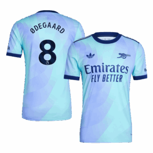 507574_1 アーセナル ØDEGAARD #8 サード アウェイ サッカーユニフォーム オーセンティック 2024/25