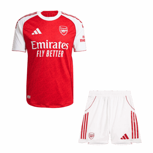 603581_1 オーセンティック アーセナル ホーム サッカーユニフォーム キット上下セット 2025/26 Red