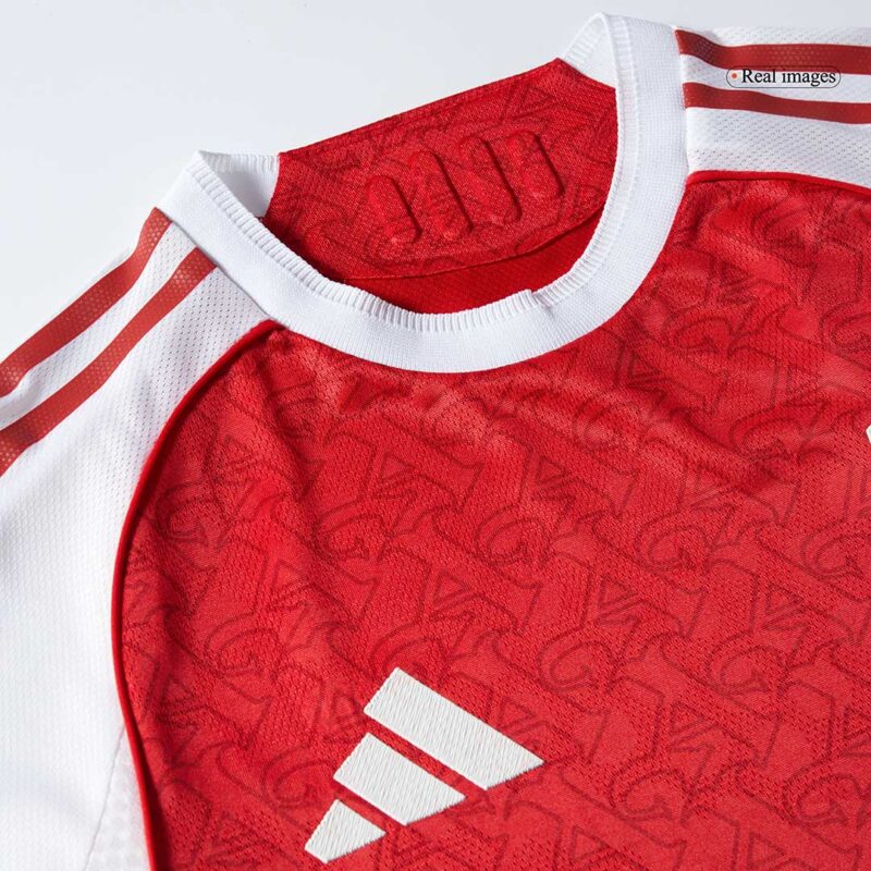 オーセンティック アーセナル ホーム サッカーユニフォーム キット(ユニフォーム+Shorts+Socks) 2025/26 Red