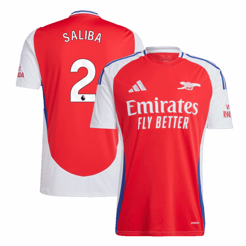 474310_1 アーセナル SALIBA #2 ホーム ユニフォーム 2024/25