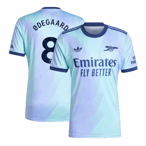 496343_1 アーセナル ØDEGAARD #8 サード アウェイ サッカーユニフォーム 2024/25