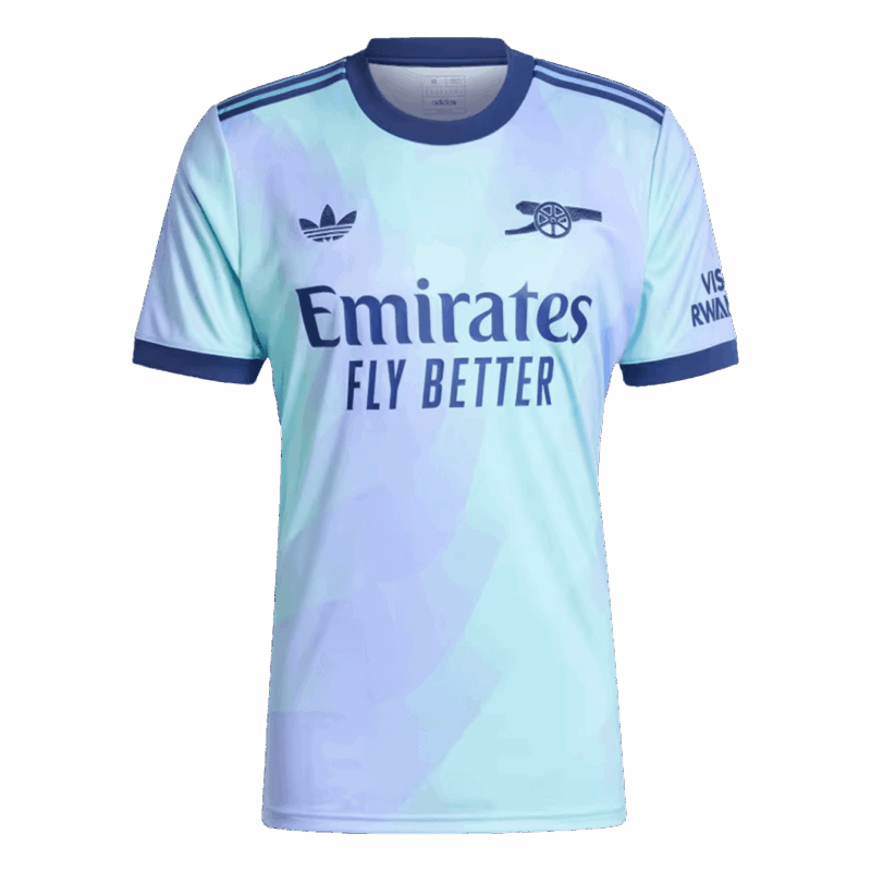 496343_2 アーセナル ØDEGAARD #8 サード アウェイ サッカーユニフォーム 2024/25