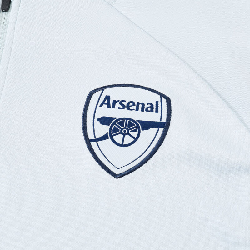 Kid's Arsenal Zipper Sweatshirt Kit(Top+Pants) 25/26 White
