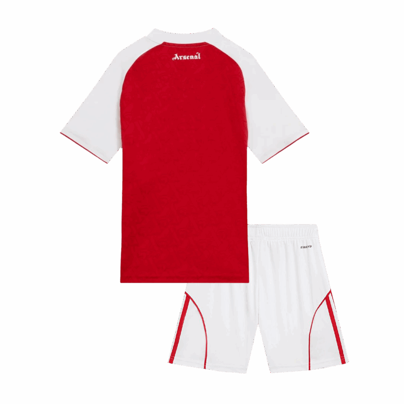 588603_2 アーセナル ホーム サッカーユニフォーム キット 2025/26 キッズ 上下セット