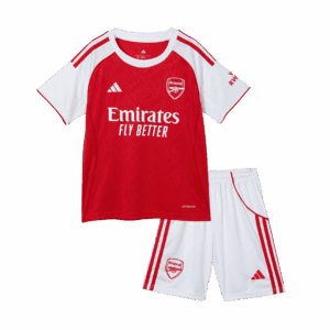 588603_3 アーセナル ホーム サッカーユニフォーム キット 2025/26 キッズ 上下セット