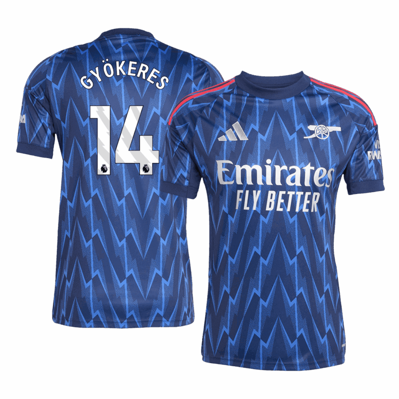 594478_1 アーセナル GYÖKERES #14 アウェイ サッカーユニフォーム 2025/26