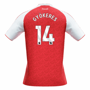 アーセナル GYÖKERES #14 ホーム サッカーユニフォーム 2025/26