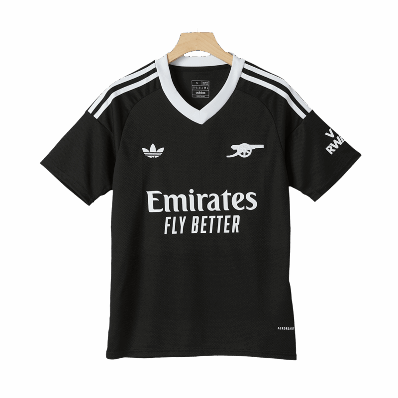 アーセナル サード  アウェイ Goalkeeper サッカーユニフォーム 2024/25 - Black