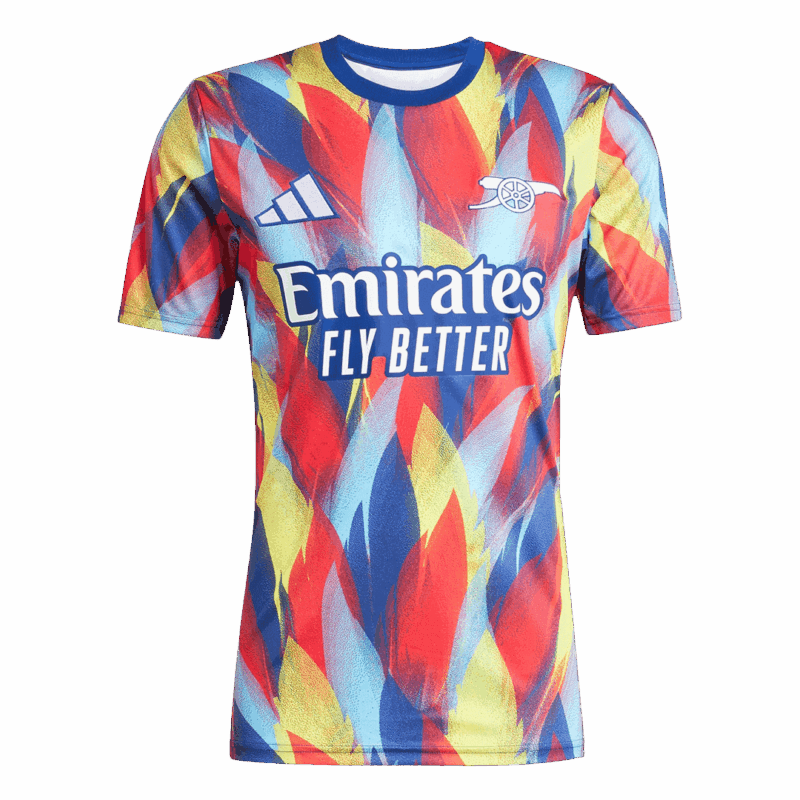 アーセナル Pre-Match サッカーユニフォーム 2025/26 Colorful