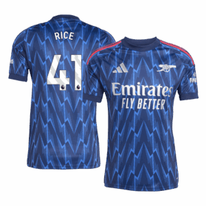 アーセナル RICE #41 アウェイ サッカーユニフォーム 2025/26