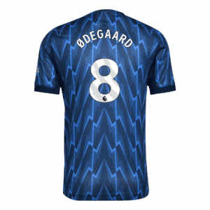 601816_3 ØDEGAARD #8 オーセンティック アーセナル アウェイ サッカーユニフォーム 2025/26 Blue