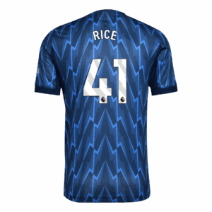 RICE #41 オーセンティック アーセナル アウェイ サッカーユニフォーム 2025/26 Blue