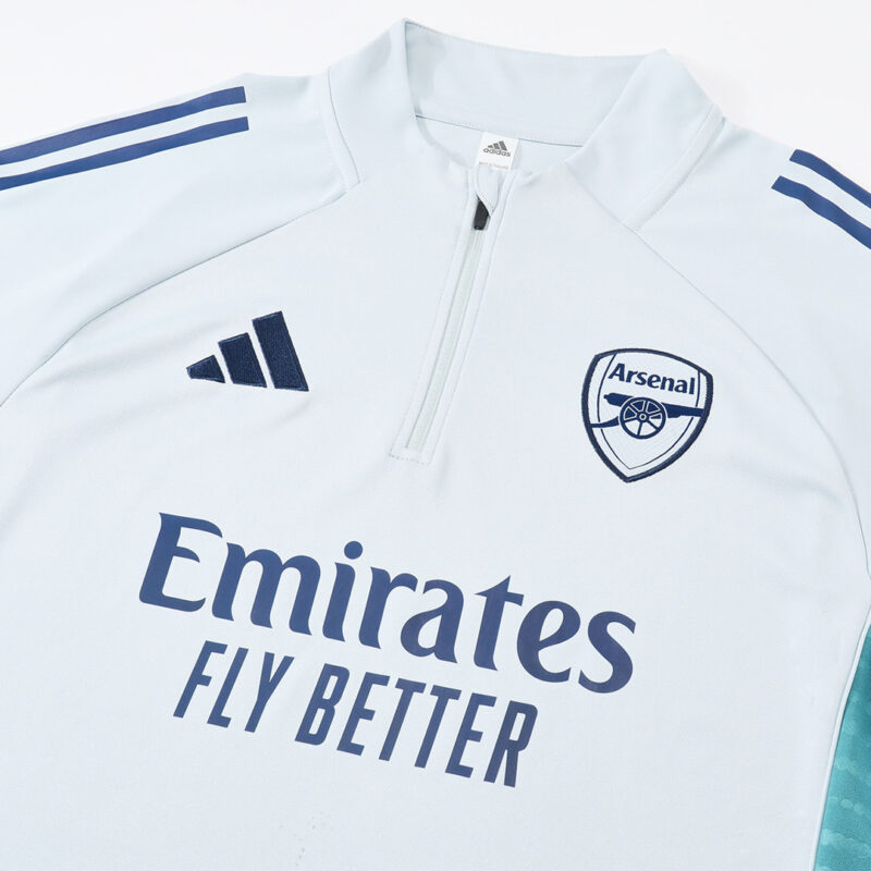 Arsenal Sweatshirt Kit 2025/26 - White (Top+Pants)