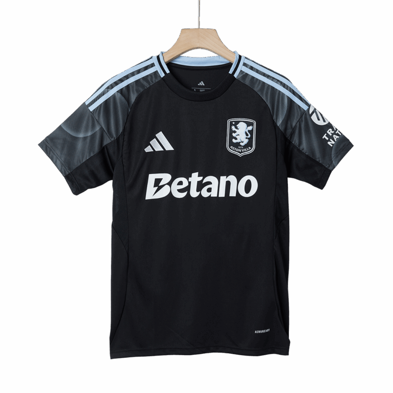 Aston Villa アウェイ サッカーユニフォーム 25/26 Black