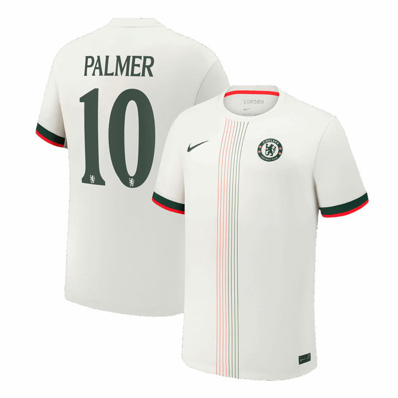 チェルシー PALMER #10 アウェイ サッカーユニフォーム 2025/26 - UCL Edition