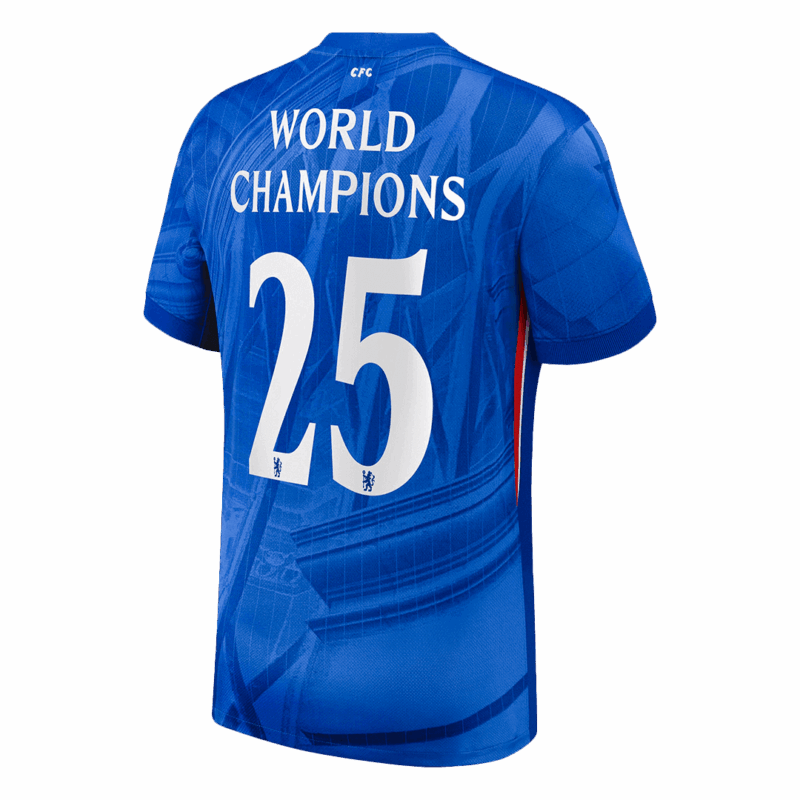 チェルシー WORLD CHAMPIONS #25 ホーム サッカーユニフォーム 2025/26