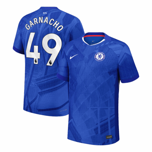 607867_1 GARNACHO #49 オーセンティック チェルシー ホーム サッカーユニフォーム 2025/26 Blue