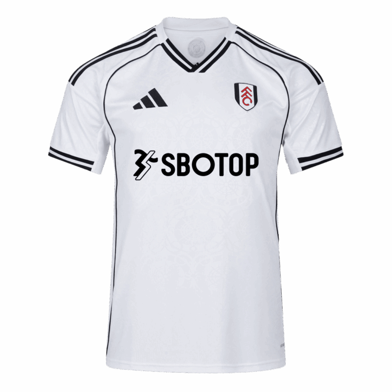 599073_4 Fulham ホーム ユニフォーム オーセンティック 2025/26
