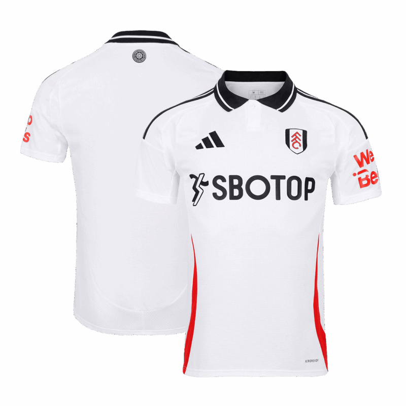 501341_3 Fulham ホーム サッカーユニフォーム 2024/25
