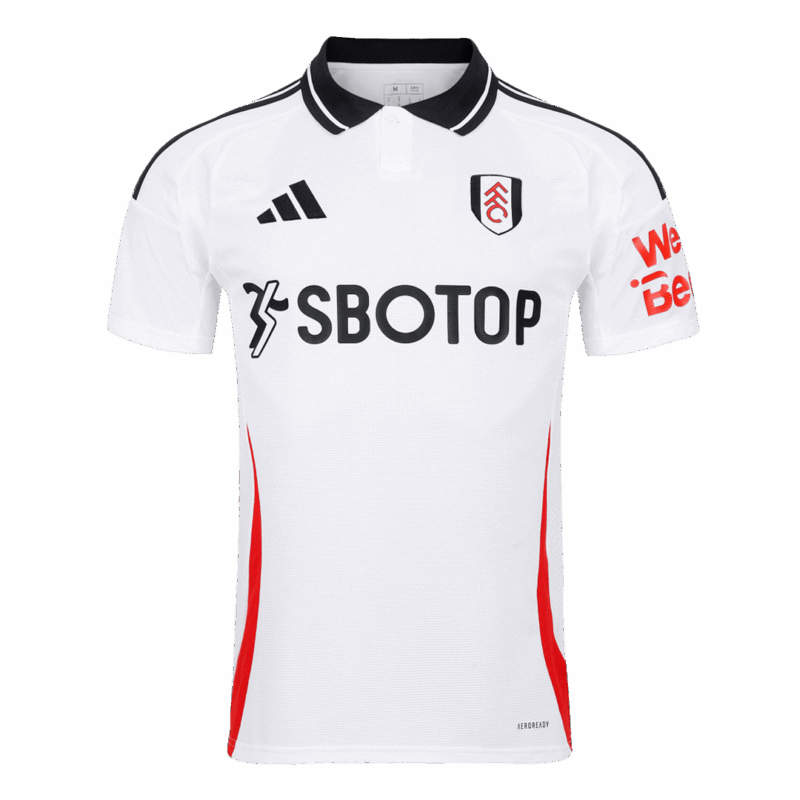 501341_4 Fulham ホーム サッカーユニフォーム 2024/25