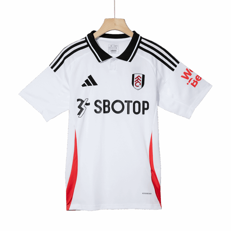 501341_5 Fulham ホーム サッカーユニフォーム 2024/25