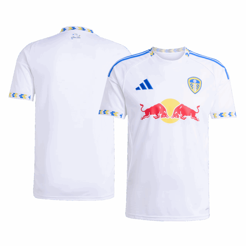594521_3 Leeds United ホーム サッカーユニフォーム 2025/26