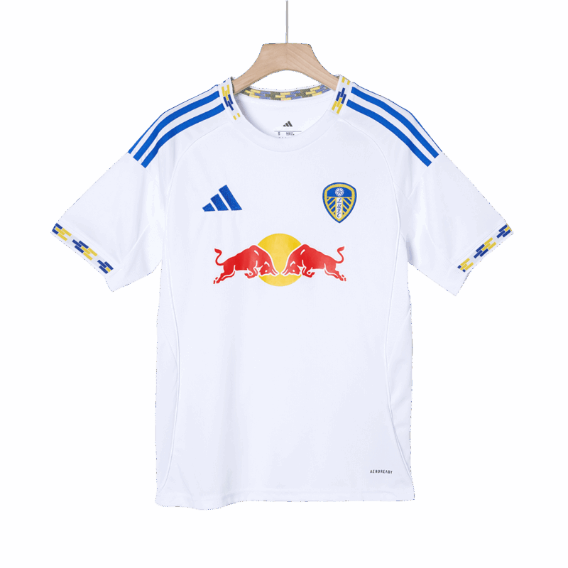 594521_5 Leeds United ホーム サッカーユニフォーム 2025/26