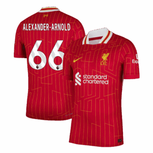 501474_1 リバプール ALEXANDER-ARNOLD #66 ホーム サッカーユニフォーム オーセンティック 2024/25
