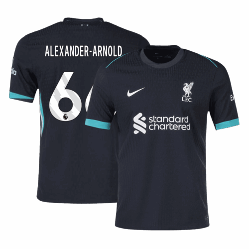 502317_1 リバプール ALEXANDER-ARNOLD #66 アウェイ サッカーユニフォーム オーセンティック 2024/25