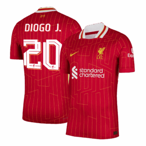 591341_1 リバプール DIOGO J. #20 ホーム サッカーユニフォーム オーセンティック 2024/25 - UCL Edition