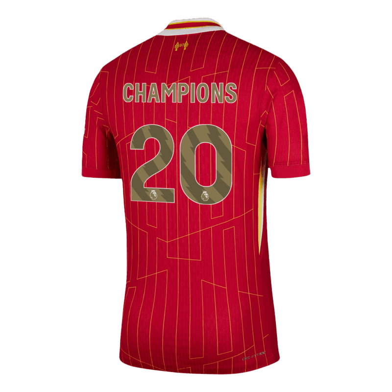 584932_3 リバプール CHAMPIONS #20 ホーム サッカーユニフォーム オーセンティック 2024/25