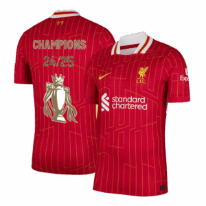584933_1 リバプール ホーム サッカーユニフォーム オーセンティック 2024/25 CHAMPIONS 24/25