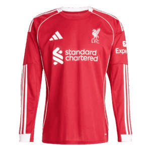 599612_1 リバプール ホーム サッカーユニフォーム Retro 2025/26 - 長袖