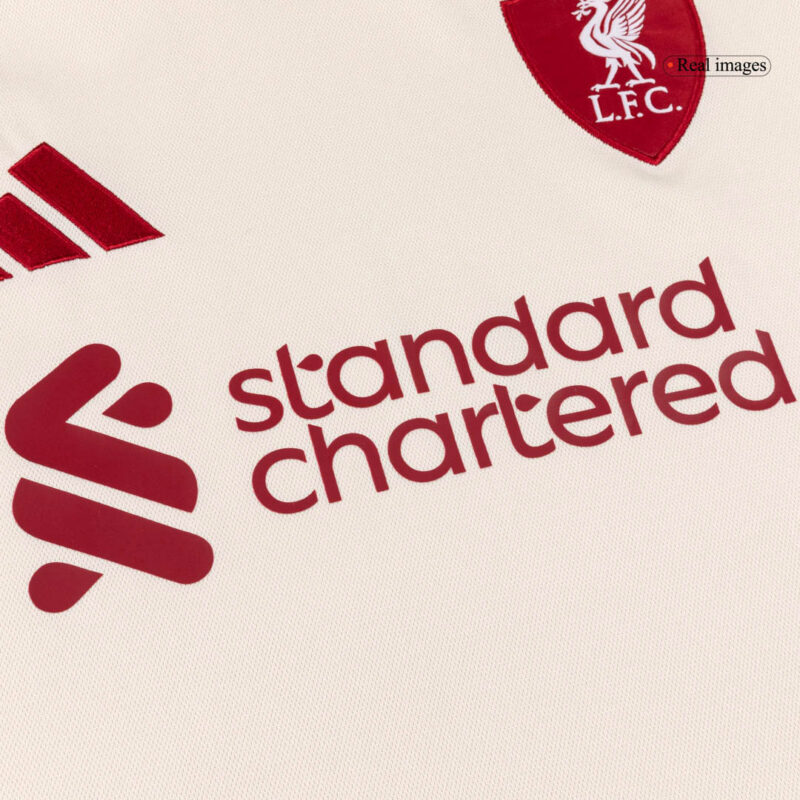 600052_8 リバプール アウェイ サッカーユニフォーム Retro 2025/26 - 長袖