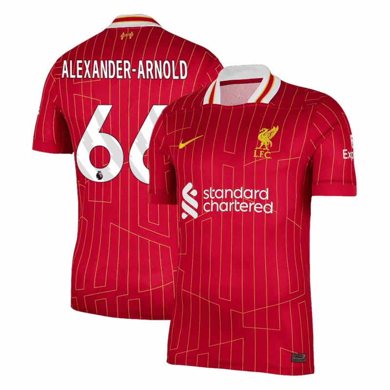 リバプール ALEXANDER-ARNOLD #66 ホーム サッカーユニフォーム 2024/25