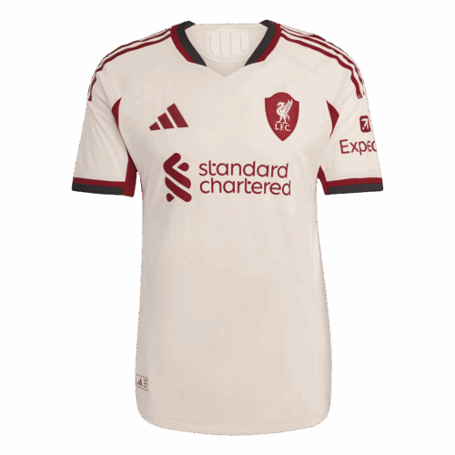 オーセンティック リバプール アウェイ サッカーユニフォーム 25/26 White