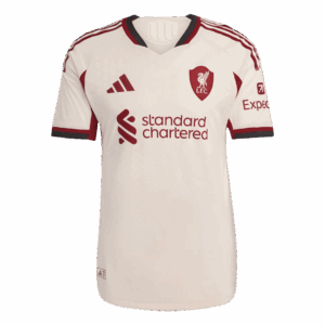 599705_4 オーセンティック リバプール アウェイ サッカーユニフォーム 25/26 White