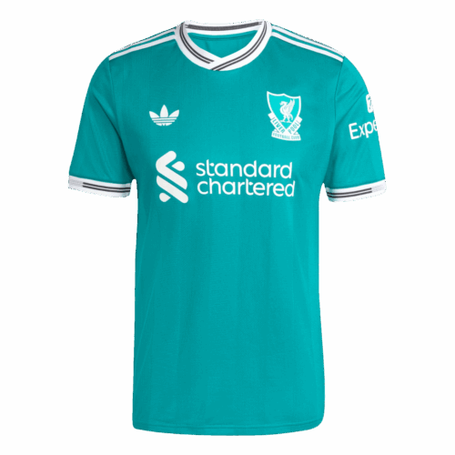 オーセンティック リバプール サード  アウェイ サッカーユニフォーム 25/26 Green