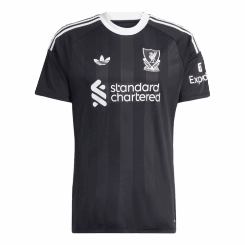 606440_1 リバプール Goalkeeper サッカーユニフォーム 25/26 Black