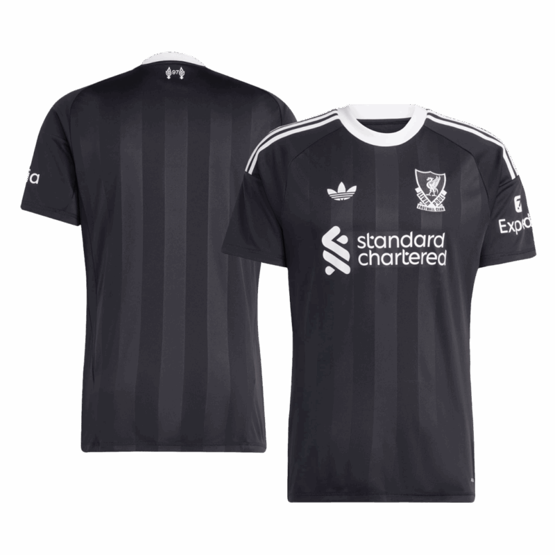 606440_3 リバプール Goalkeeper サッカーユニフォーム 25/26 Black