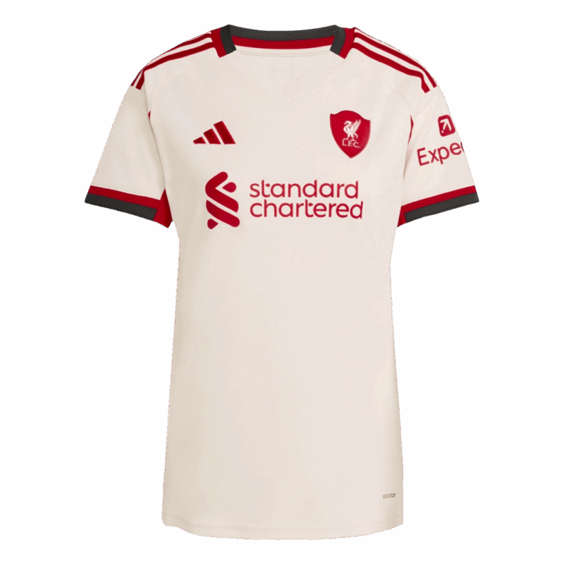 レディース リバプール アウェイ サッカーユニフォーム 2025/26