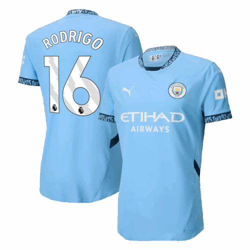 マンチェスターシティ RODRIGO #16 ホーム ユニフォーム オーセンティック 2024/25