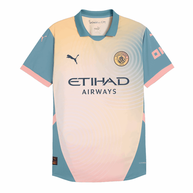 597218_2 マンチェスターシティ FODEN #47 Fourth アウェイ サッカーユニフォーム オーセンティック 2024/25 - Definitely City