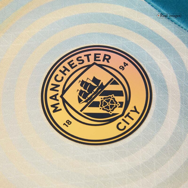 597218_7 マンチェスターシティ FODEN #47 Fourth アウェイ サッカーユニフォーム オーセンティック 2024/25 - Definitely City