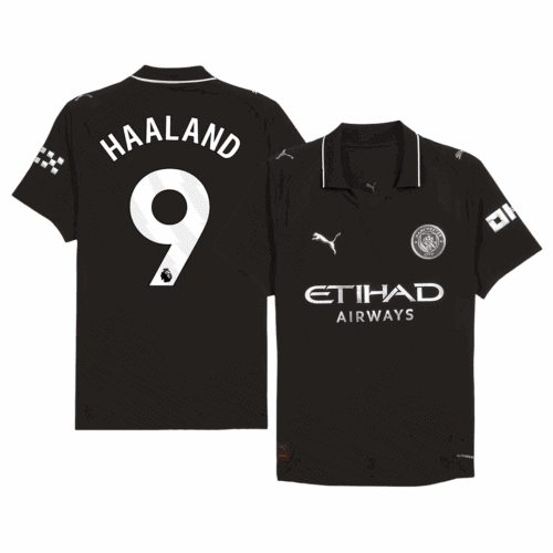 598996_1 マンチェスターシティ HAALAND #9 アウェイ ユニフォーム オーセンティック 2025/26