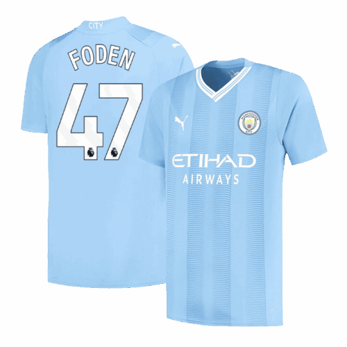597050_1 マンチェスターシティ FODEN #47 ホーム ユニフォーム 2023/24