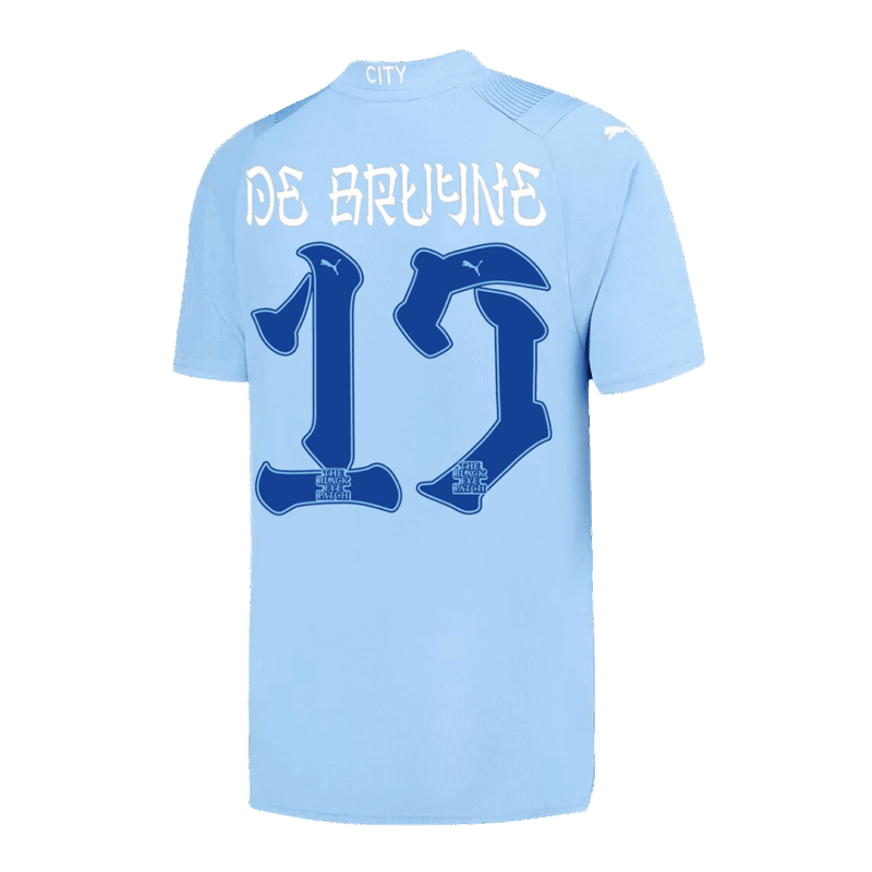 マンチェスターシティ DE BRUYNE #17 Japanese Tour Printing ホーム ユニフォーム 2023/24